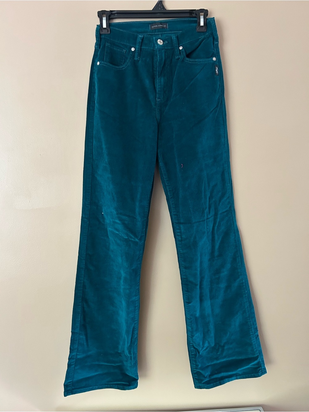 Silver Jeans Teal Corduroy Pants